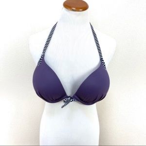 Victoria’s Secret VS Purple Bombshell Push-Up Bikini Top Women’s Sz‎ 34D